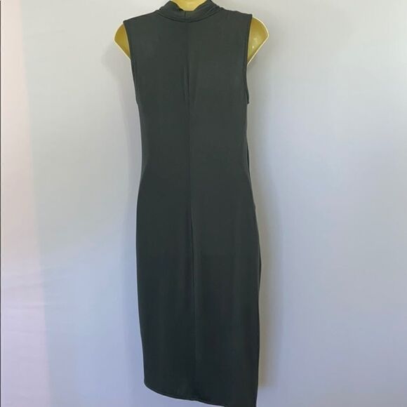 Athleta Dress Grecian Drape Forest Green Dress Excellent NWOT XS/Sm - Picture 7 of 8